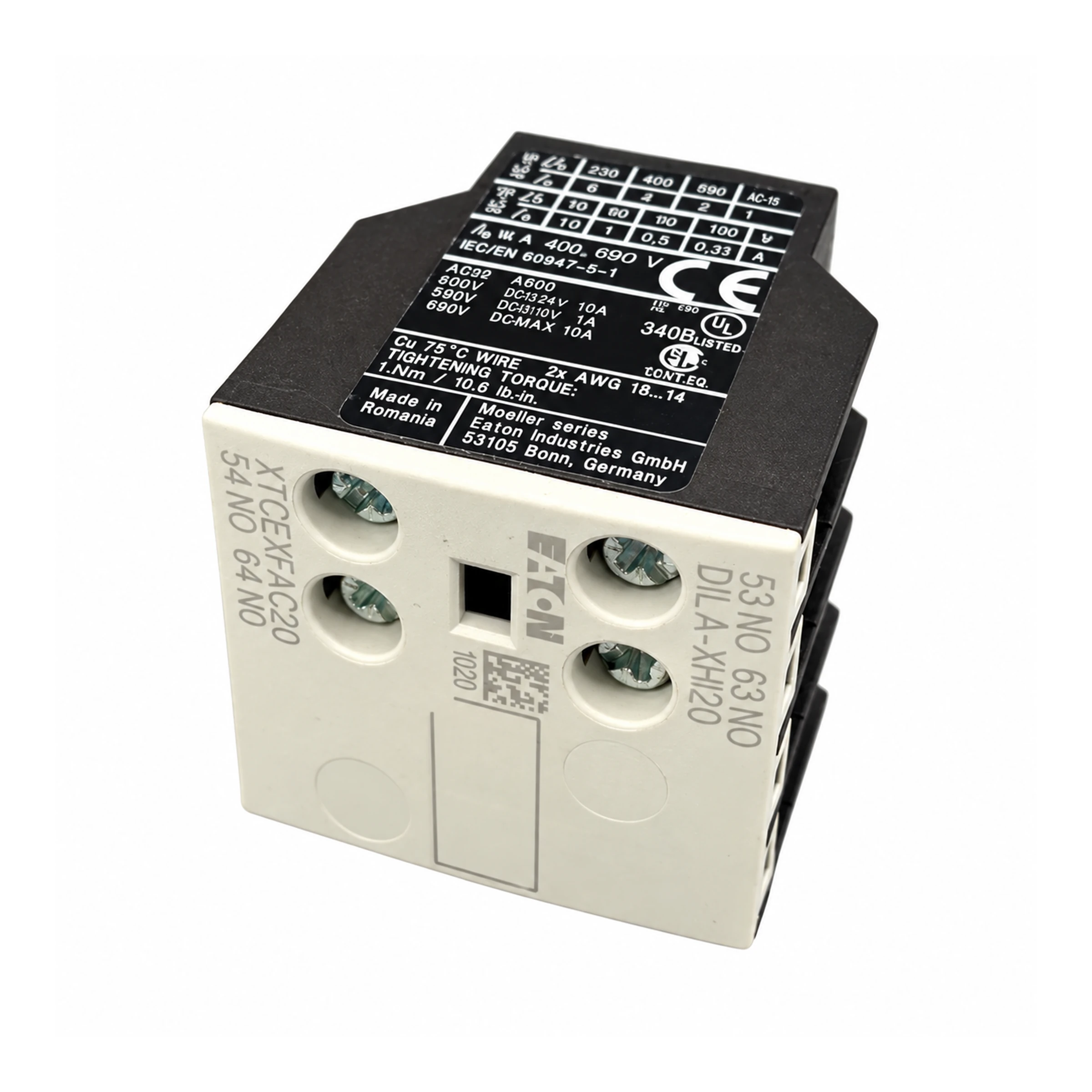 NET-52 Auxiliary Switch Module — 1500456