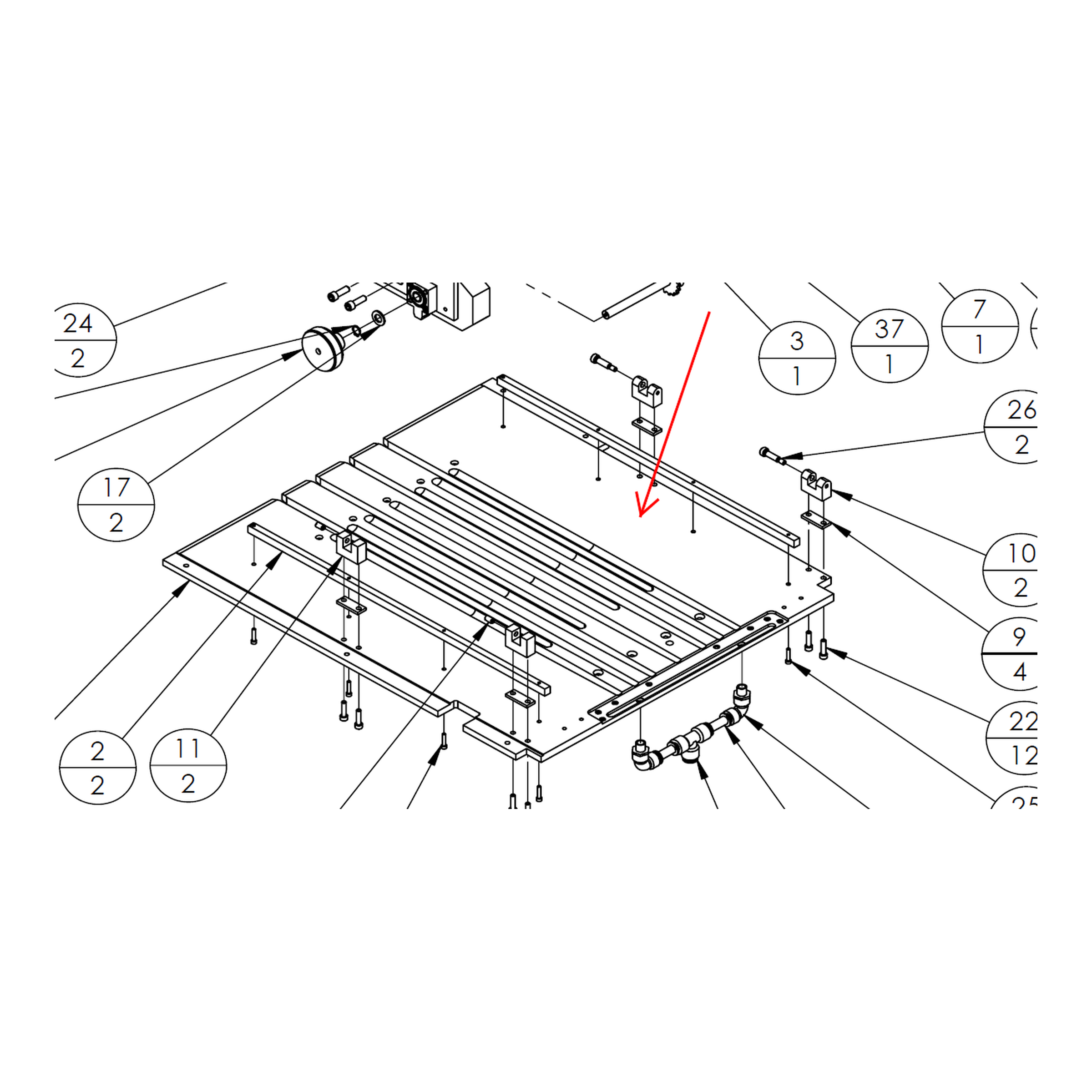 Pusher Guide Plate - 18005-034