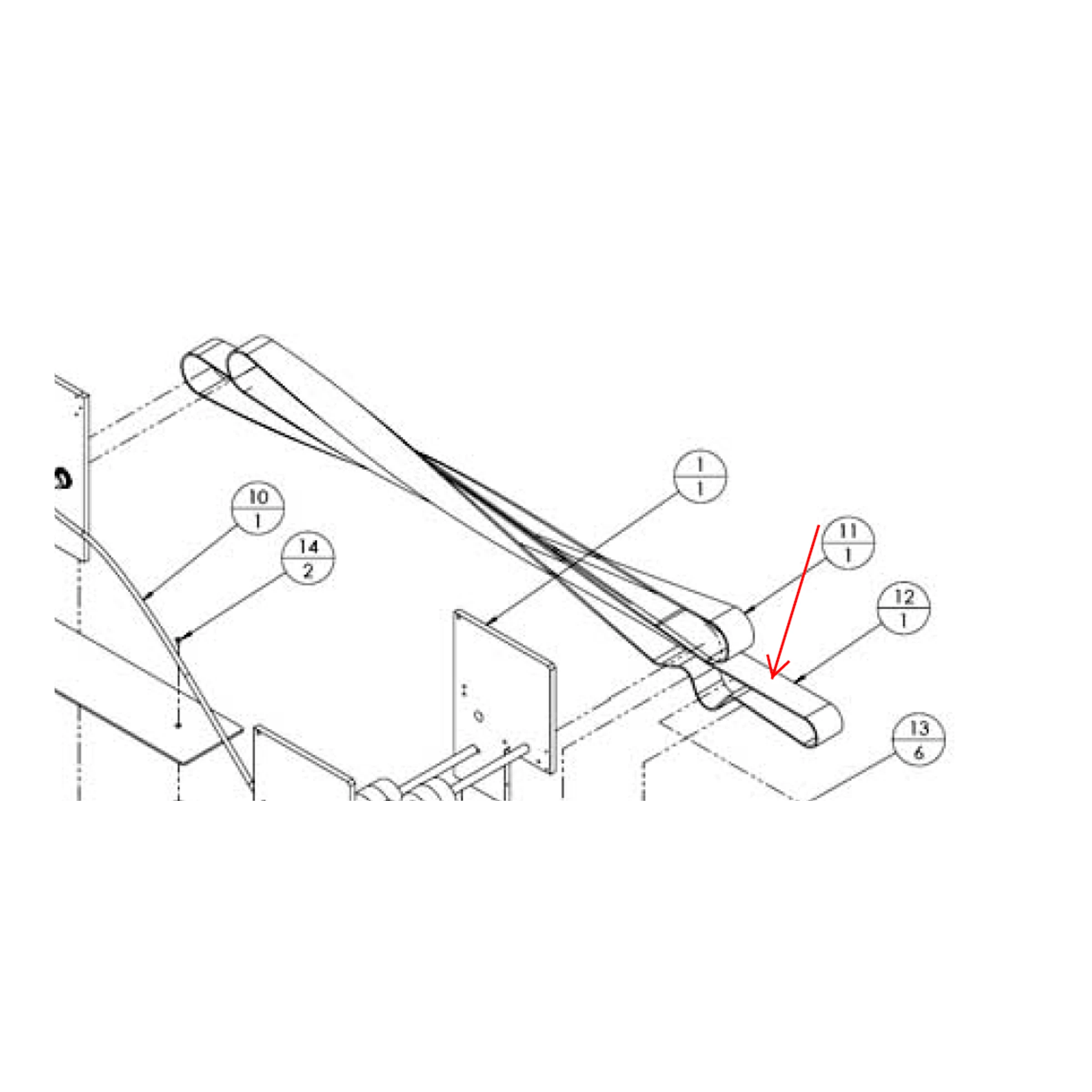 Lower Twist Turnover Belt - 20014-001